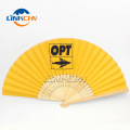 Cheap price custom printed folding wedding hand fan